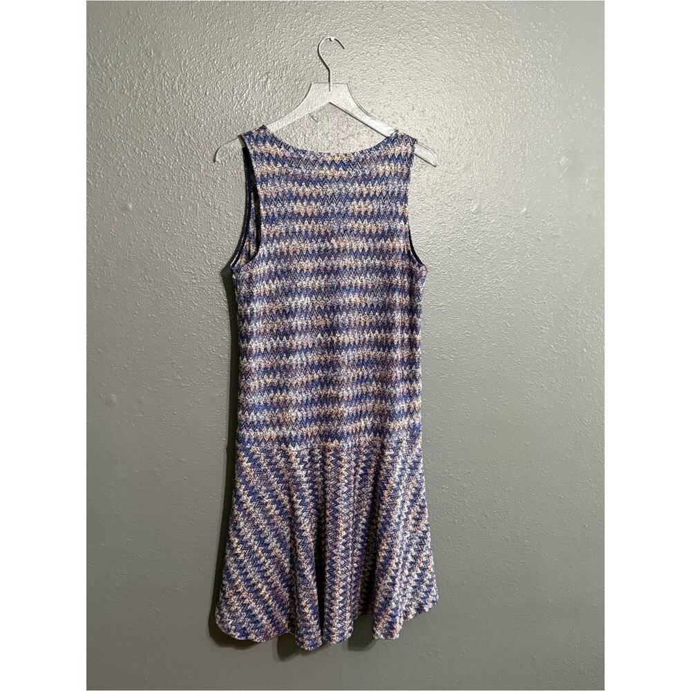 Anthropologie Maeve Knit Drop Waist Midi Dress Size L - Picture 3 of 6